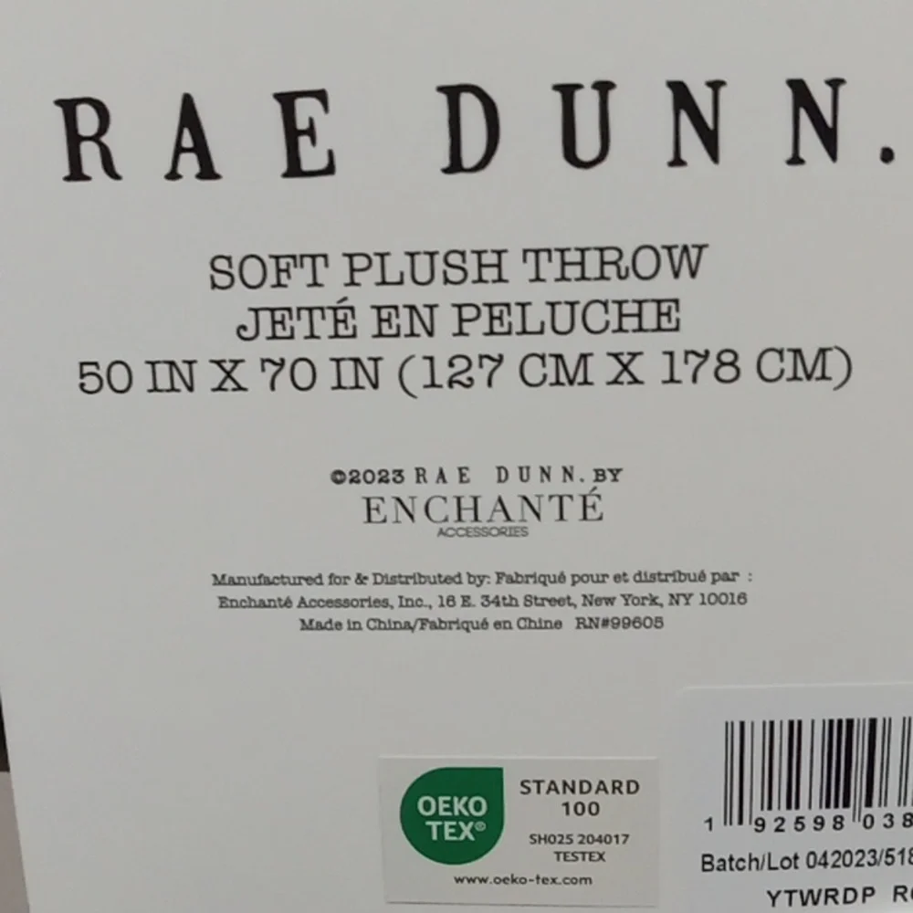 Rae Dunn White and Orange Halloween Throw 🎃🎃🎃🦇🦇🦇🦇